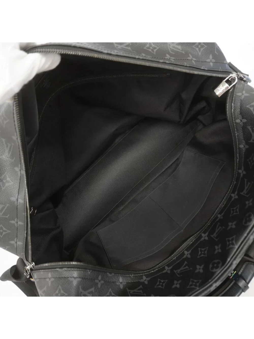 Louis Vuitton Boston Bag Monogram Eclipse Flash Black 2-Way Fragment Design